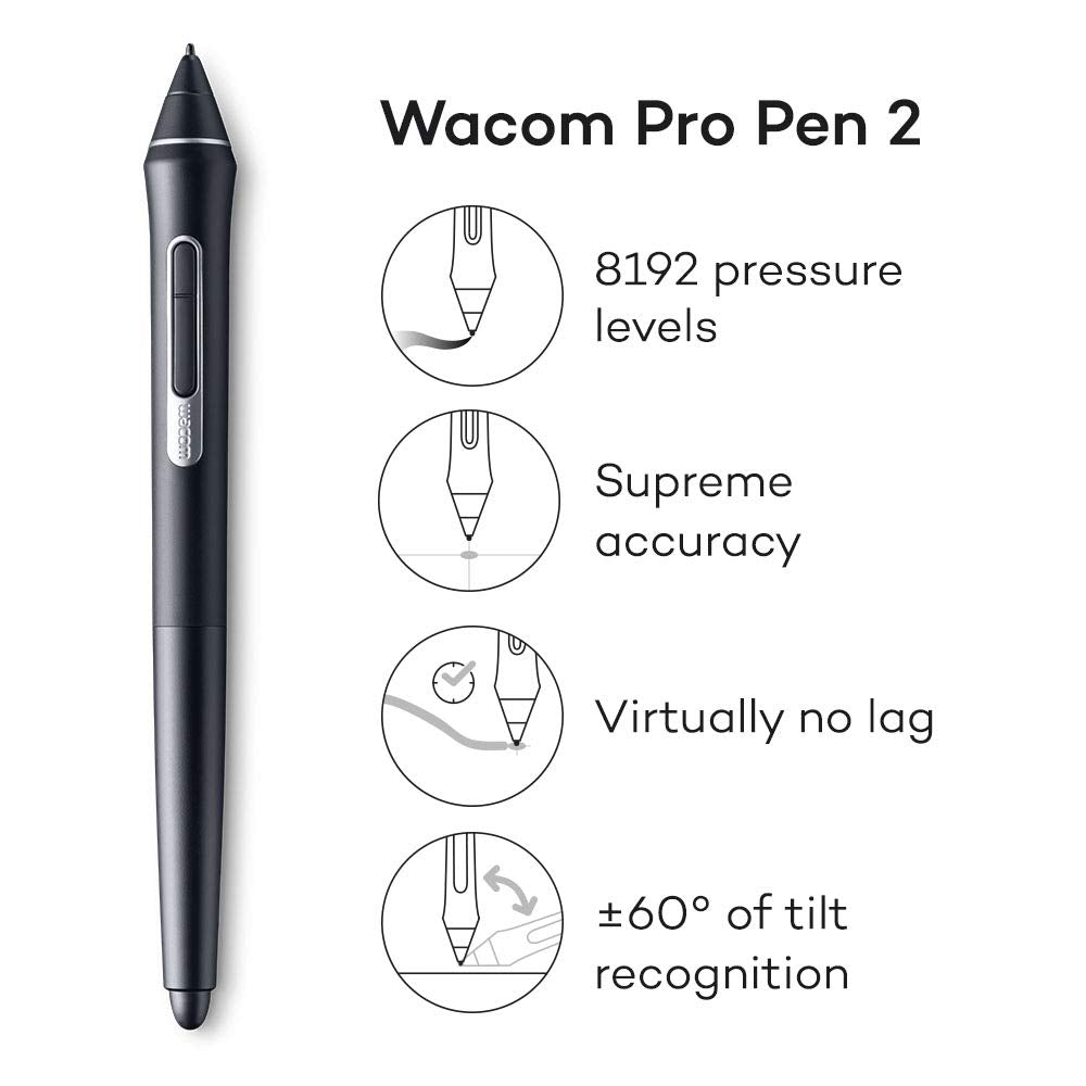 Wacom Intuos Pro PTH860 Large Graphics Input Tablet (Black)