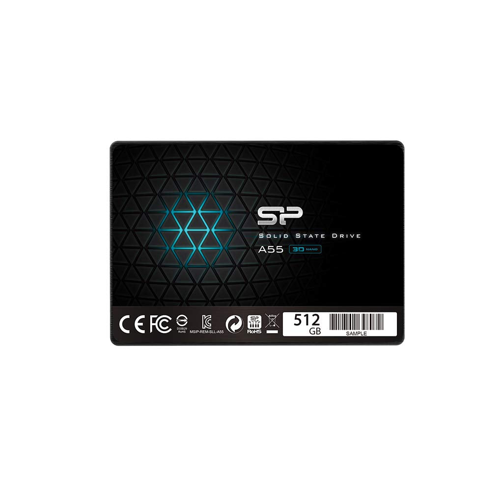 Silicon Power SATA 2.5 inch Ssd 3D Nand A55 SLC Cache Performance Internal Solid State Drive-ssd-Silicon Power-512GB-computerspace