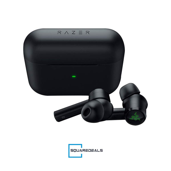Razer Hammerhead True Wireless Pro Bluetooth Gaming in Ear Earbuds Advanced Hybrid Active Noise Cancellation 60ms Low Latency Touch Enabled 20 Hr Battery Life  Classic Black RZ12-03440100-R3A1