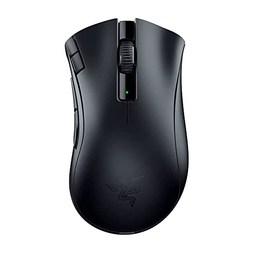 Razer Bluetooth DeathAdder V2 X Hyper Speed Award Winning Ergonomic Design with 16000 DPI Ultra-Fast Hyper Speed Wireless Ergonomic Gaming Mouse 235hr Battery Life RZ01-04130100-R3A1 Black
