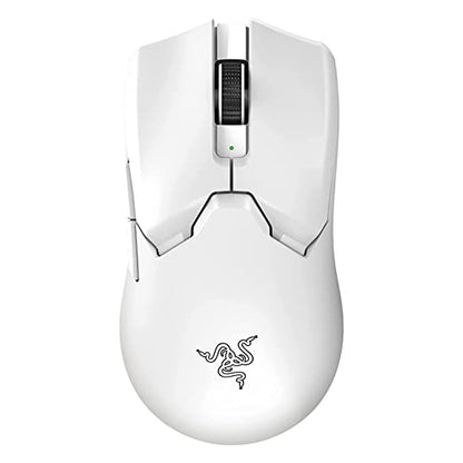 Razer Viper V2 Pro Hyperspeed Wireless Optical Gaming Mouse 59g Ultra Lightweight with 30000 DPI 80hr Battery USB Type C Cable Included White  RZ01-04390200-R3A1