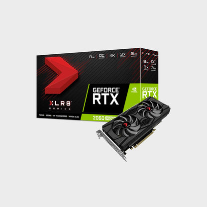 PNY GeForce® RTX™ 2060 Super 8GB XLR8 Gaming Overclocked Edition Dual Fan Graphics Card
