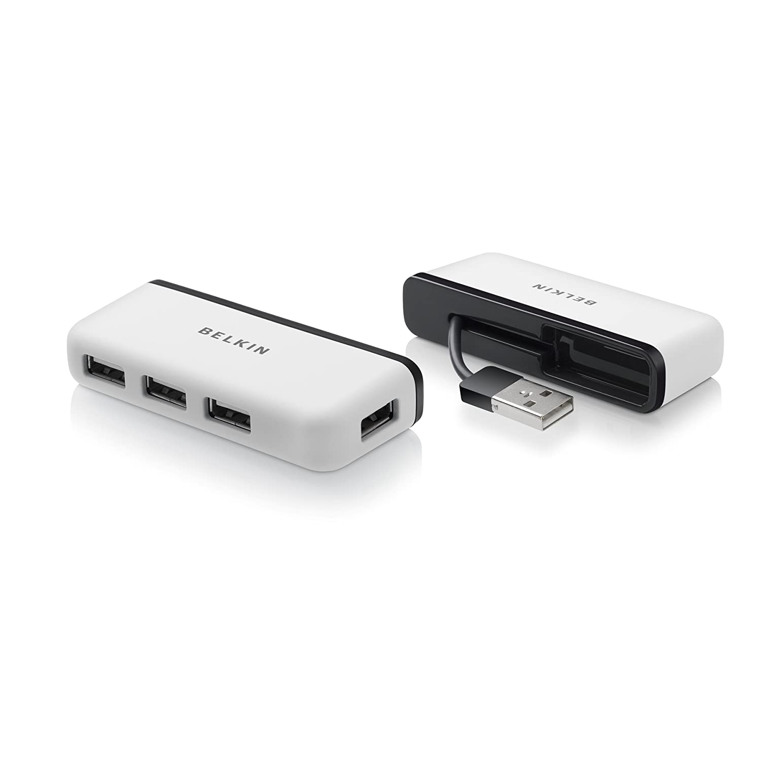 Belkin 4-Port USB to USB 2.0 Ultra-Mini Hub Adapter for MacBook,Laptop and Desktop-USB Hub-computerspace