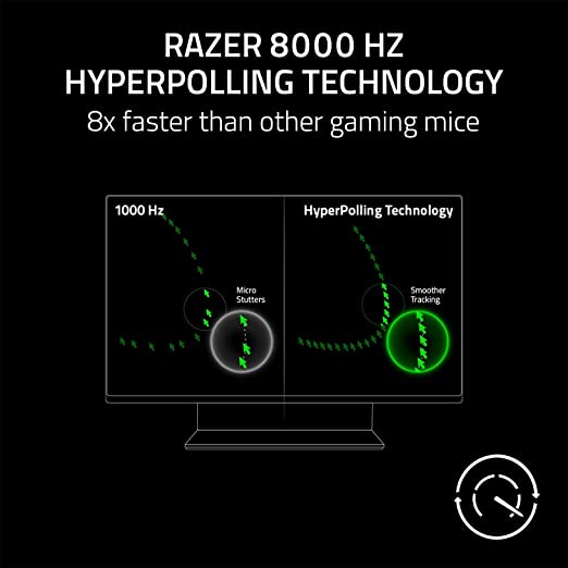 DeathAdder V3 Wired Gaming Mouse 59g Ultra Lightweight Focus Pro 30K Optical Sensor Fast Optical Switches Gen 3 8K Hz HyperPolling 6 Programmable Buttons Ergonomic Black RZ01-04640100-R3M1-MOUSE-RAZER-computerspace