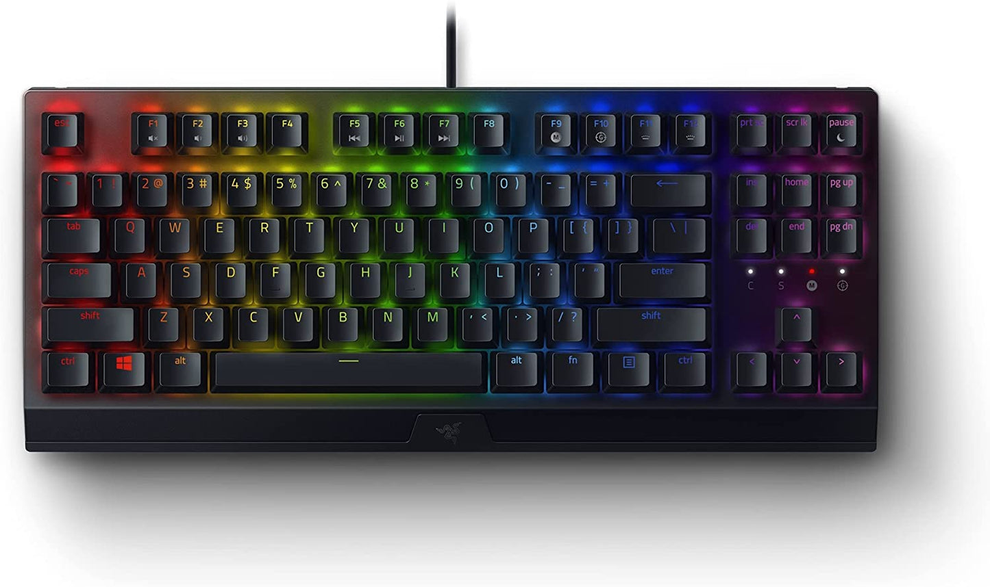 Razer Blackwidow V3 Tenkeyless - Mechanical Gaming Keyboard Yellow Switch Black - Rz03-03491800-R3M1