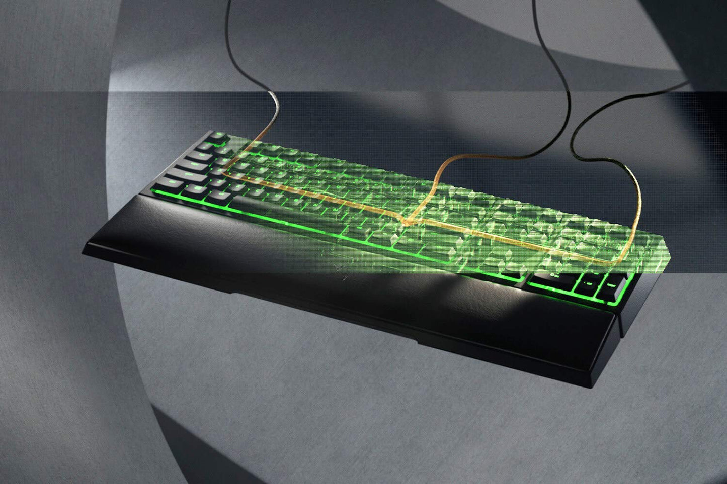 Razer Ornata V2 Mecha-Membrane Gaming Wired Keyboard Chroma RGB Full Size Black RZ03-03380100-R3M1