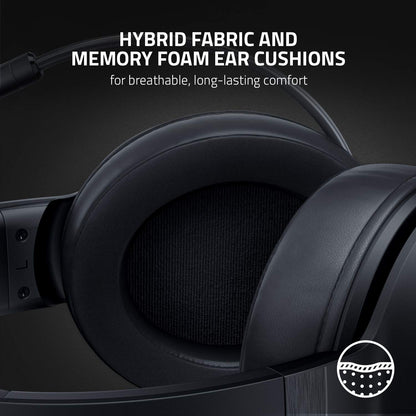 Razer Kraken V3 X Wired Gaming On Ear Headset 7.1 Surround Sound Triforce 40mm Drivers HyperClear Bendable Cardioid Mic RZ04-03750100-R3U1-Headsets-RAZER-computerspace