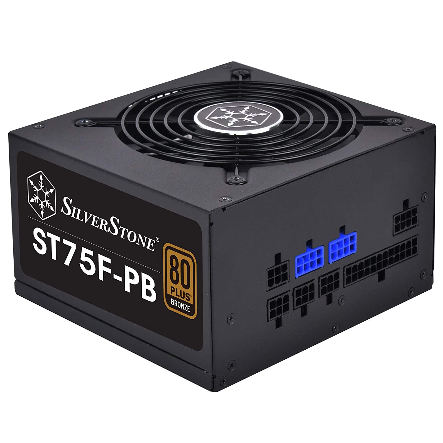 SilverStone Technology 750 Watt ATX Power Supply 80 Plus Bronze with 100% Modular Cable Design ST75F-PB