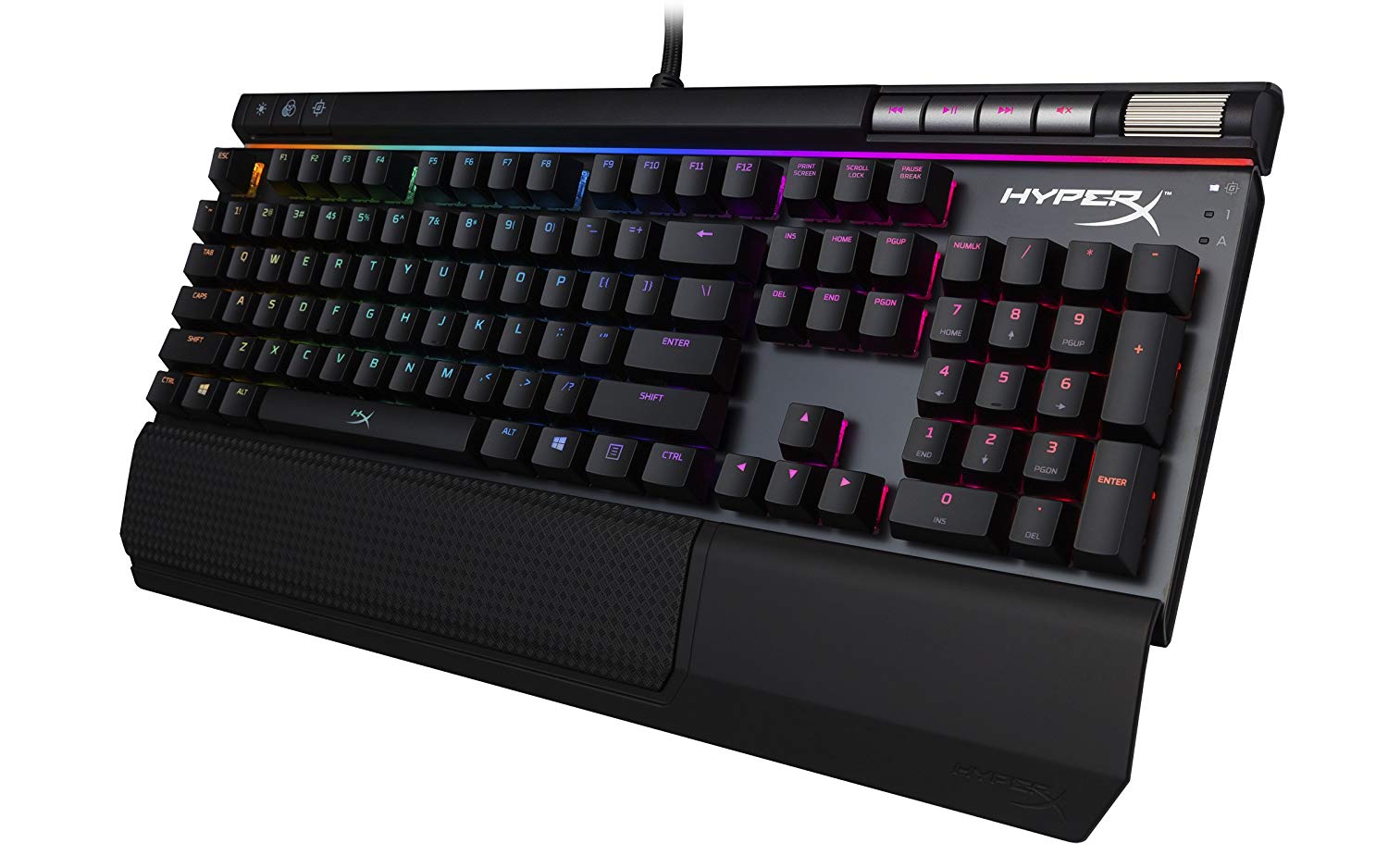 HyperX Alloy Elite RGB LED Cherry MX Brown Mechanical Gaming Keyboard (Black)