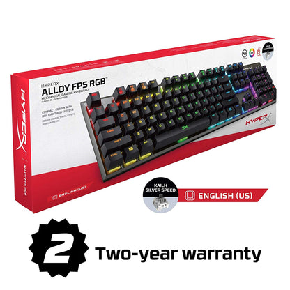 HyperX Alloy HX-KB1SS2-US FPS RGB Mechanical Gaming Keyboard (Black)