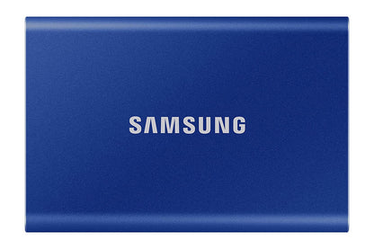 Samsung T7 2TB Up to 1,050MB/s USB 3.2 Gen 2 (10Gbps, Type-C) External Solid State Drive (Portable SSD) Blue (MU-PC2T0H)