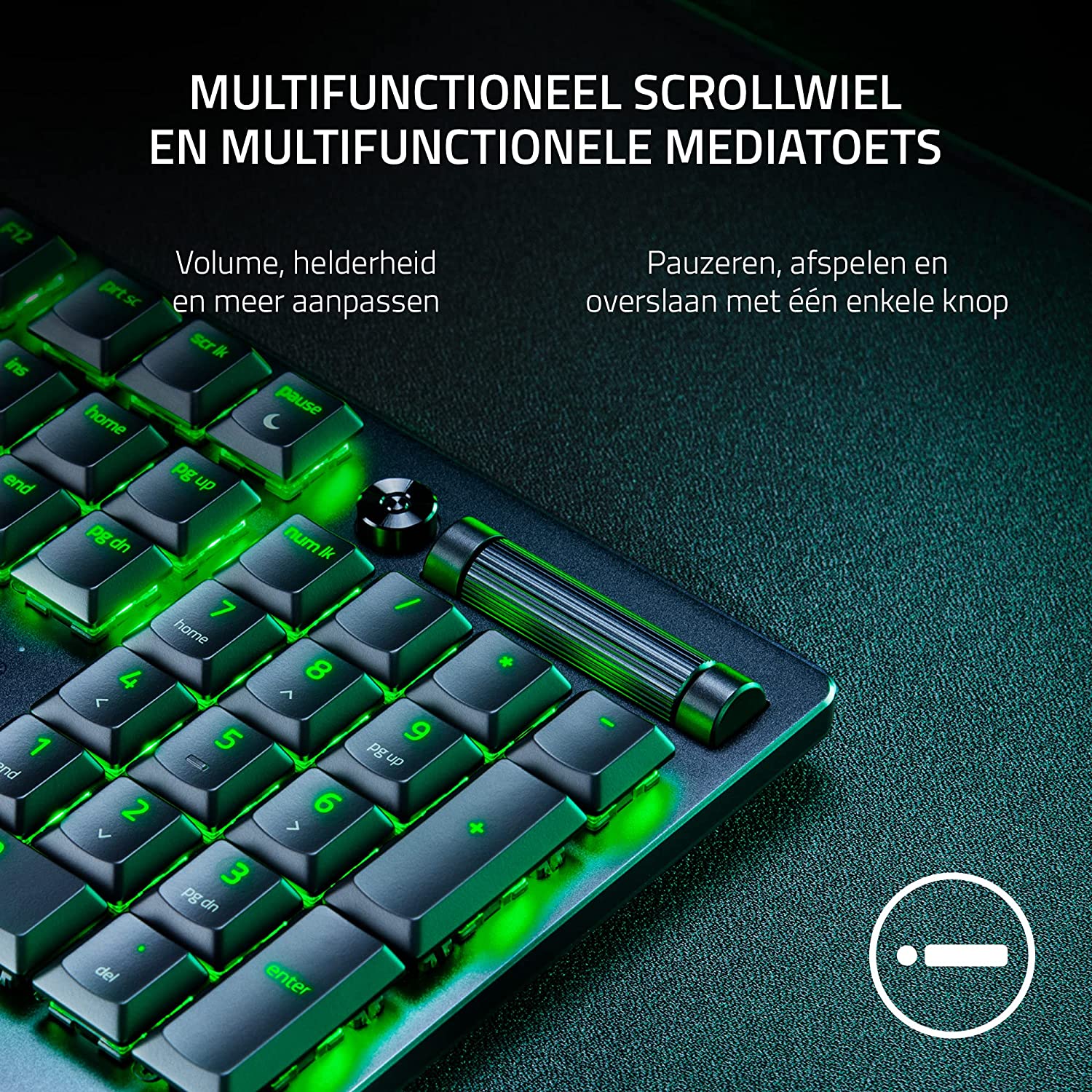 Razer DeathStalker V2 Pro Wireless Gaming Keyboard Low-Profile Optical Switches - Linear Red - HyperSpeed Wireless & Bluetooth Ultra-Durable Coated Keycaps Chroma RGB- Black RZ03-04360100-R3M1-KEYBOARD-RAZER-computerspace