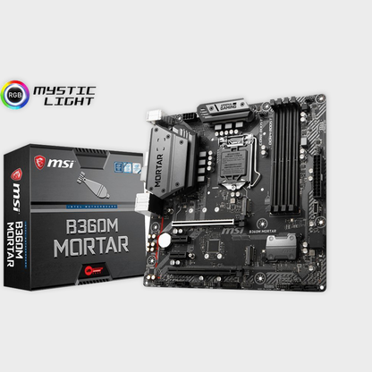 MSI B360M Mortar Arsenal Gaming LGA 1151 Motherboard – Computerspace