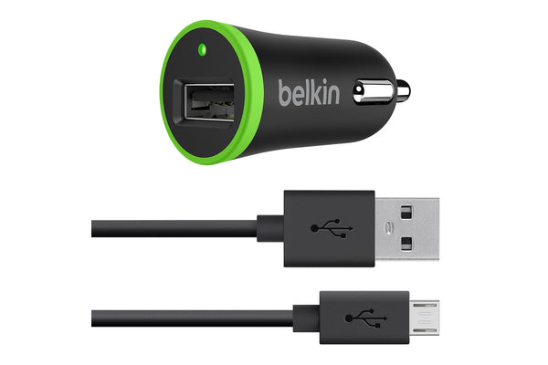 Belkin Universal Car Charger with Micro USB ChargeSync Cable (10 Watt/ 2.1 Amp)