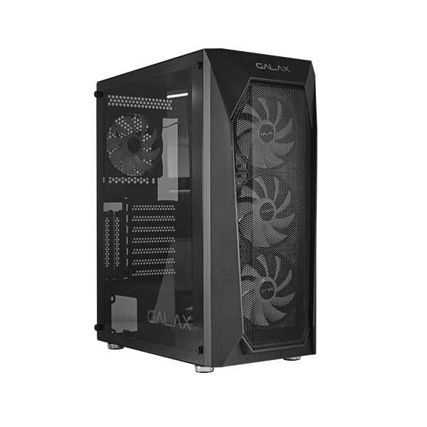 GALAX Revolution 05 RGB Cabinet, Mid Tower, Color Black and White