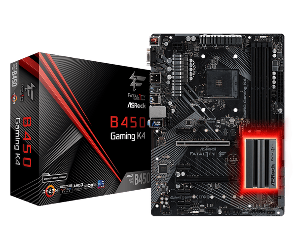 ASRock Fatal1ty B450 Gaming K4 Motherboard