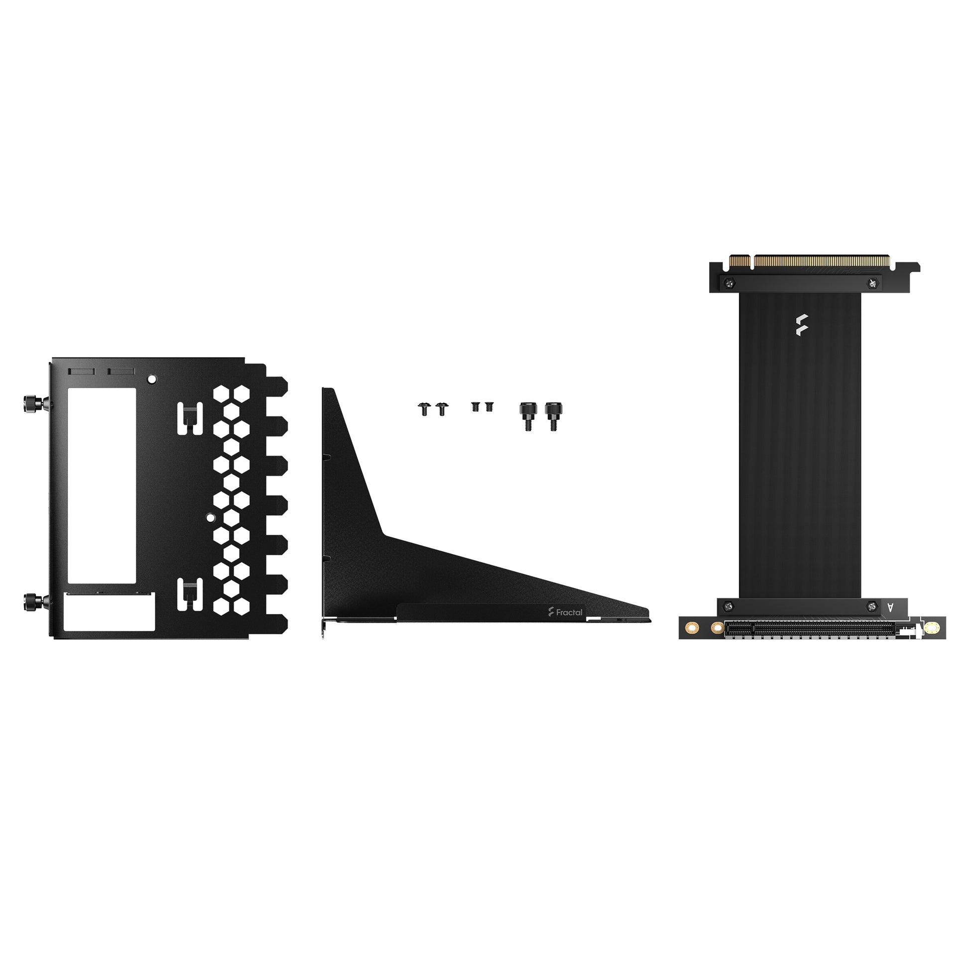 Fractal Design Flex B-20 Vertical Graphics Card Holder With Riser Cable-ACCESSORIES-Fractal-computerspace