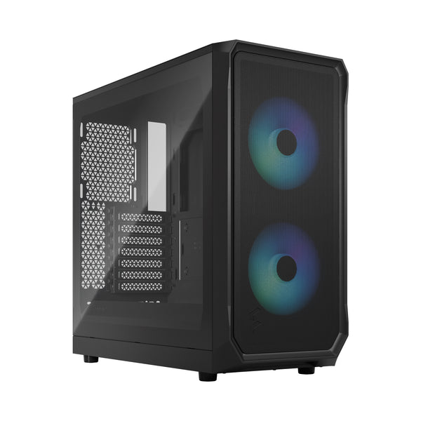 Fractal Focus 2 RGB Black TG Clear Cabinet