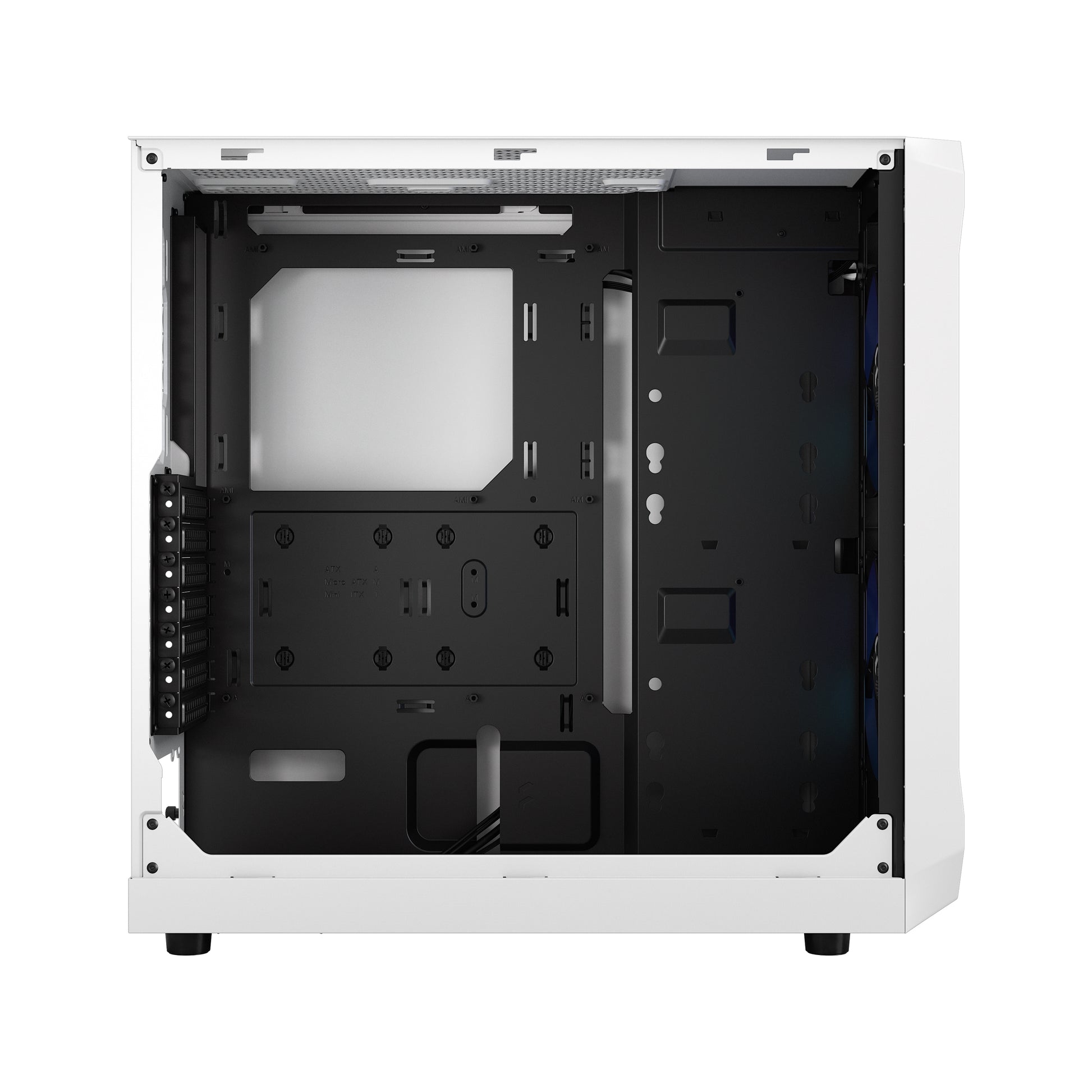 Fractal Focus 2 RGB Black TG Clear Cabinet-CABINETS-Fractal-computerspace