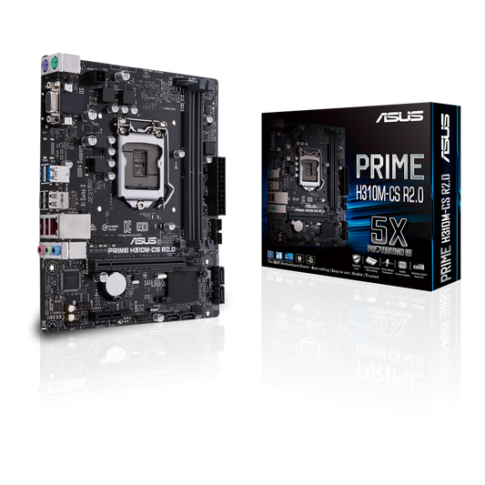 ASUS Prime H310M-CS R2.0 Motherboard-Motherboard-ASUS-computerspace