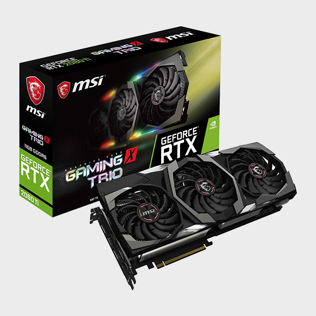 MSI GeForce RTX 2080 TI GAMING X TRIO 11GB RGB Graphics Card