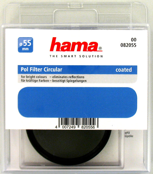Polarizing Filter, circular, coated, 55 mm-Accessories-HAMA-computerspace