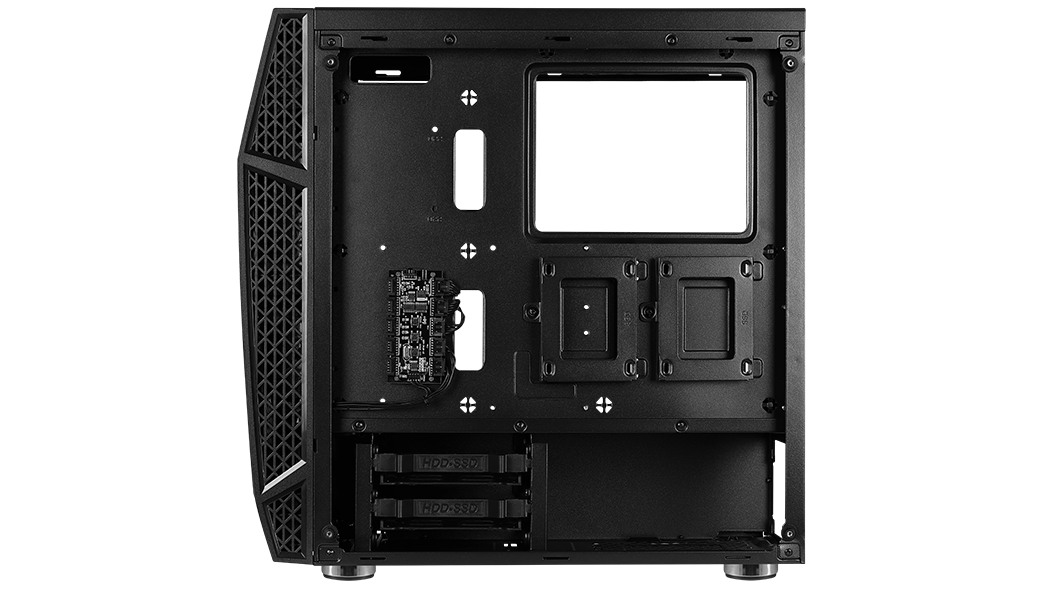 Aerocool Cabinet Klaw-G-BK V1 Cabinet-Cabinets-Aerocool-computerspace