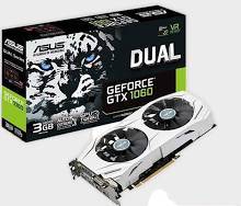 ASUS Dual series GeForce® GTX 1060 3GB GDDR5 Graphics Card