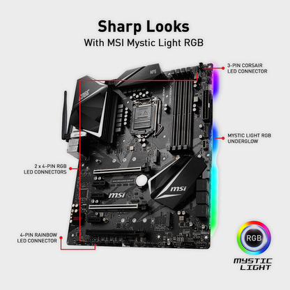 MSI MPG Z390 Gaming Edge AC LGA1151 Gaming Motherboard – Computerspace