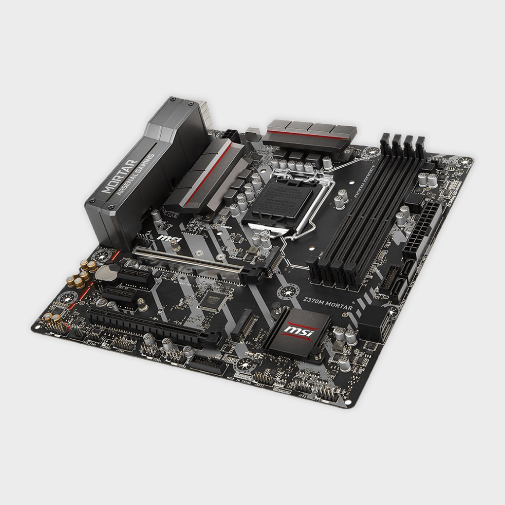 MSI LGA Z370M Mortar 1151 300 Series Motherboard