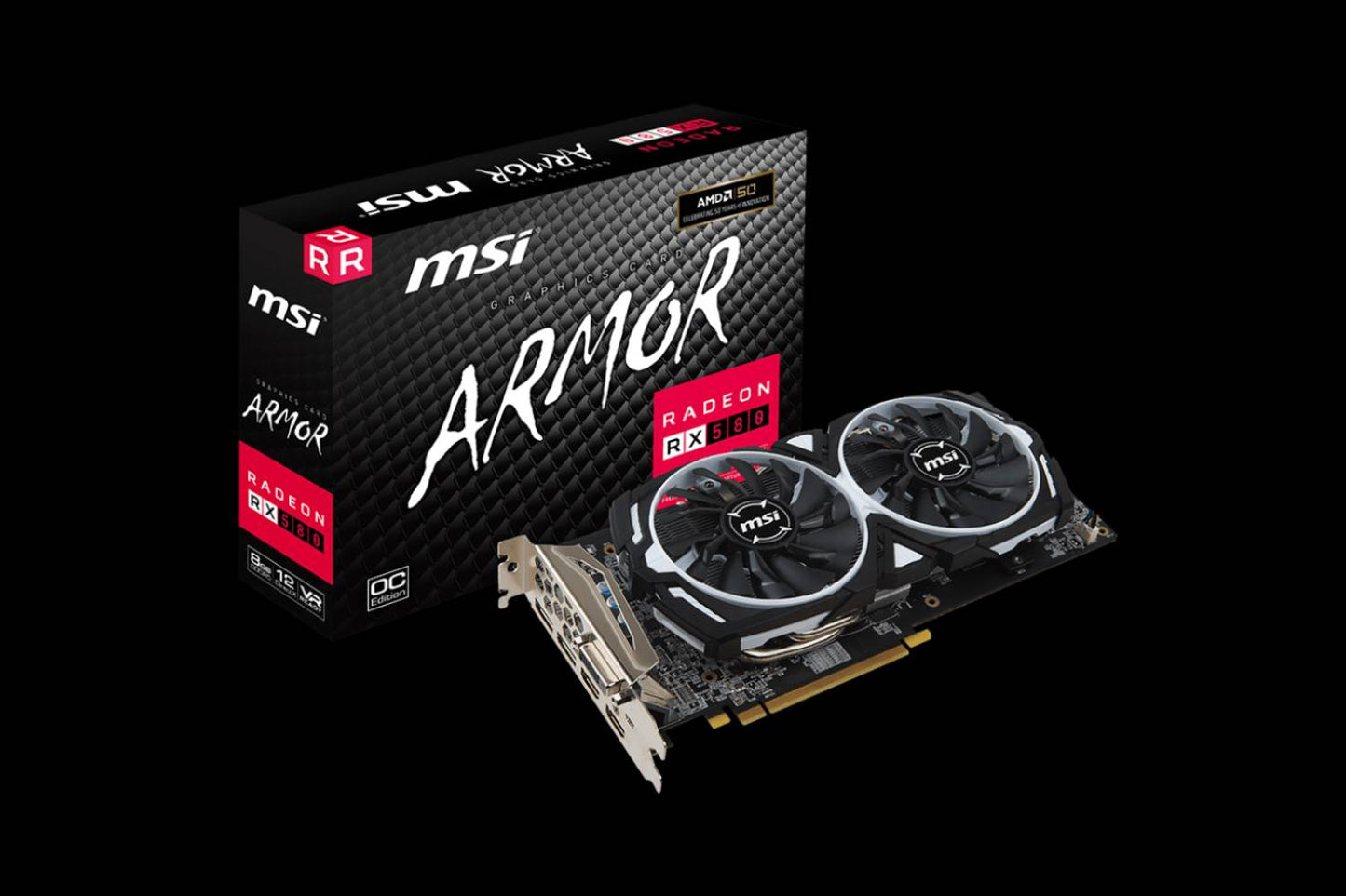 Amd Radeon Rx580 Rx 580 8gb Armor Msi Rx 580 Review Msi Radeon Rx
