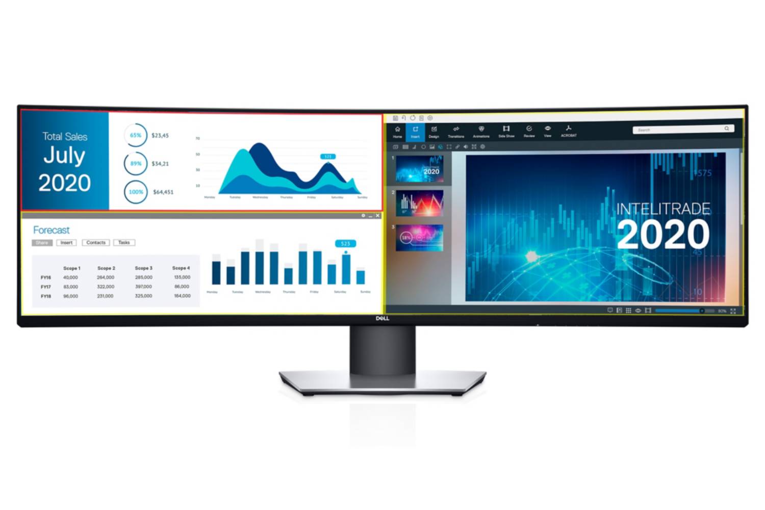 Dell UltraSharp 49 Curved Monitor - U4919DW – Computerspace