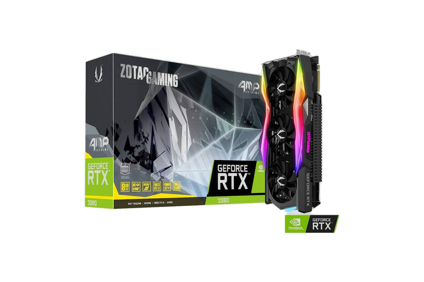 ZOTAC GAMING GeForce RTX 2080 AMP Extreme 8GB Graphics Card