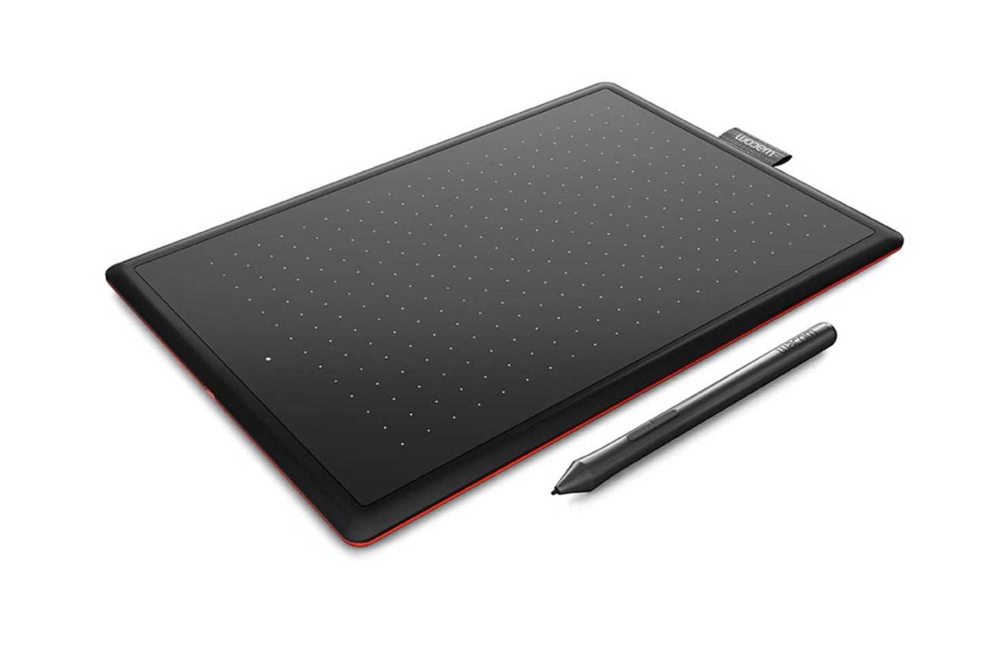Wacom One by CTL-472 Small 6-inch x 3.5-inch Graphic Tablet (Red/Black)