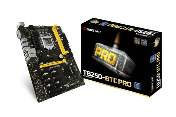 Biostar TB250-BTC PRO Ver. V6.3 + Intel i3 6th Gen CPU
