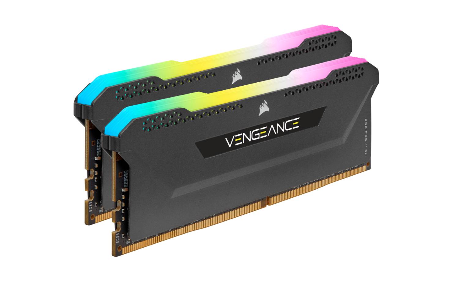 Corsair VENGEANCE RGB PRO SL 32GB (2x16GB) DDR4 DRAM 3600MHz C18 Memory Kit – Black