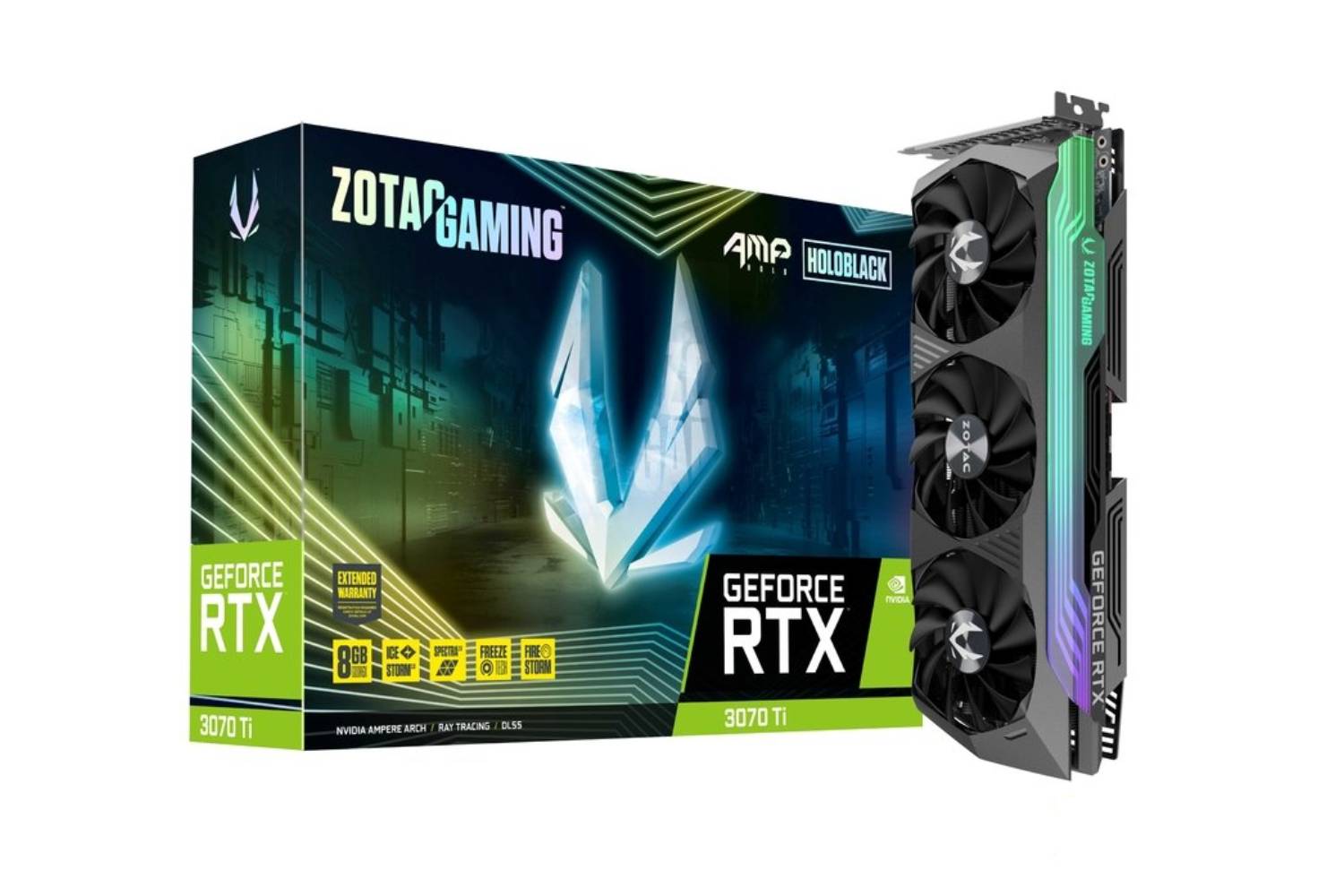 ZOTAC GAMING GeForce RTX 3070 Ti AMP Holo Graphics Card