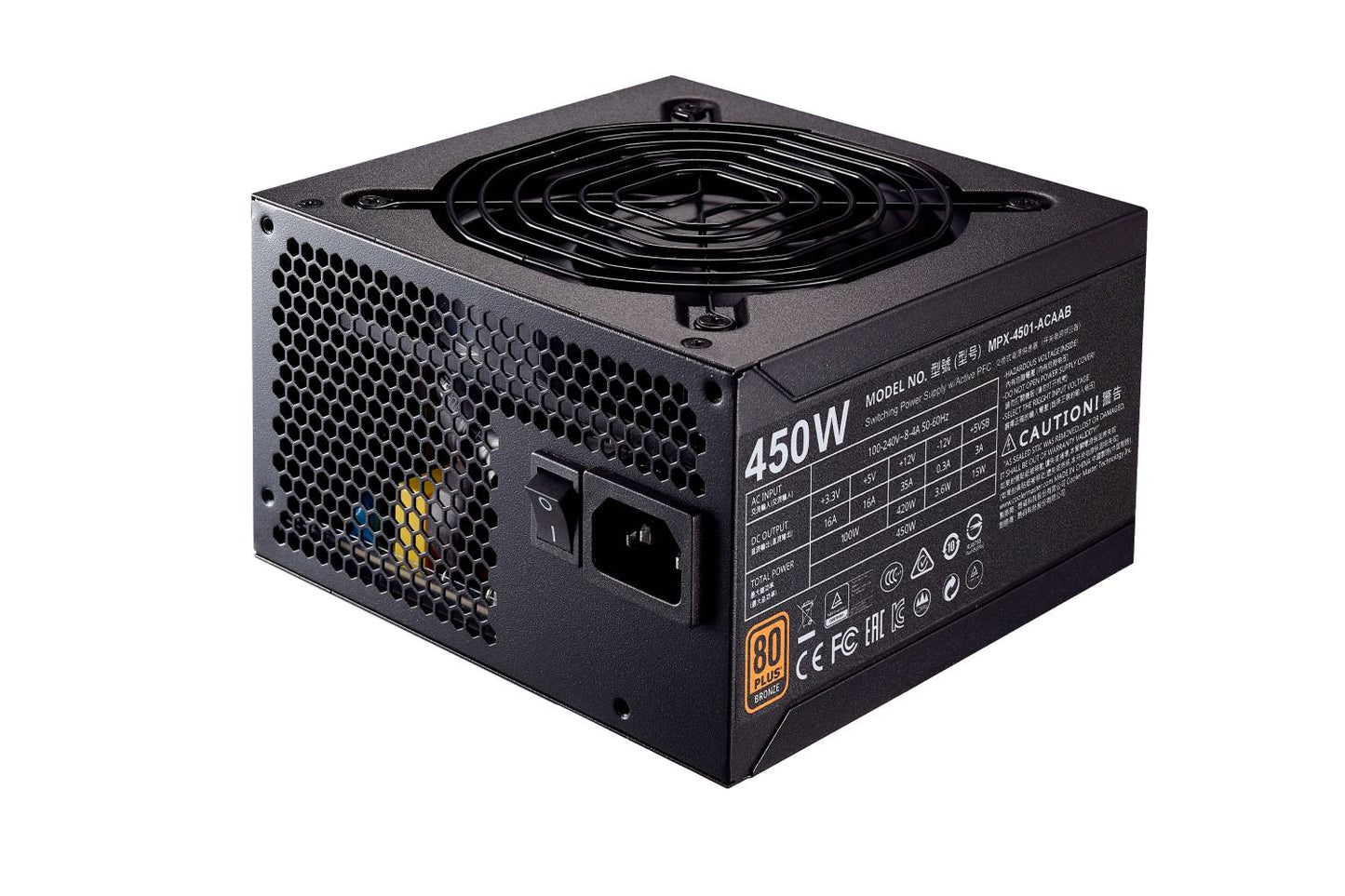 CoolerMaster MWE BRONZE 450W Power Supply