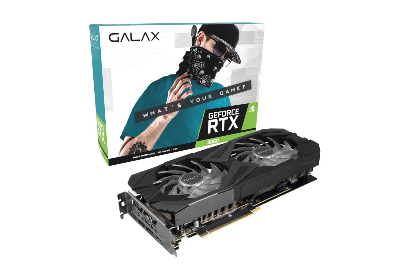 Galax RTX 3060 12GB EX 1-Click OC RGB LHR Graphics Card
