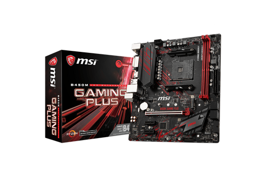 MSI B450M Gaming Plus Performance Gaming AMD Ryzen Motherboard
