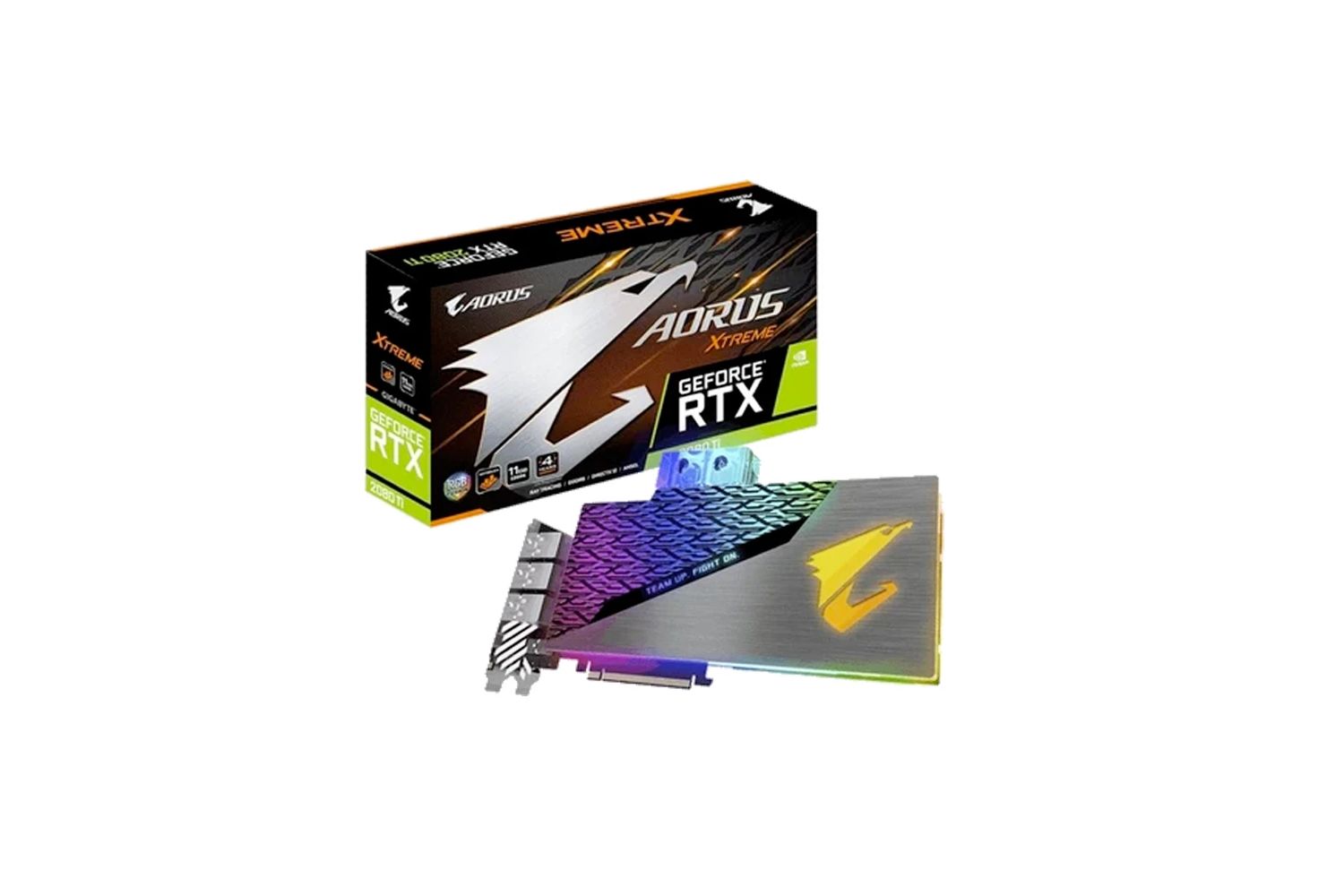 AORUS GeForce RTX 2080 Ti XTREME WATERFORCE WB 11G Graphics Card ...
