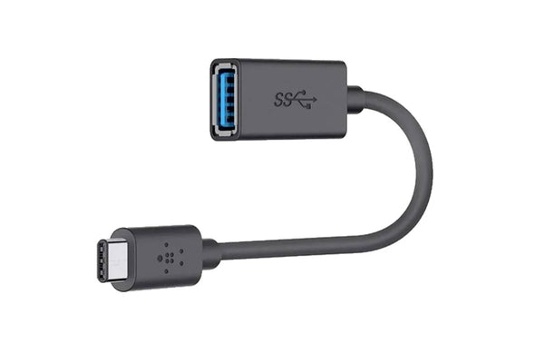 Belkin 3.0 USB-C to USB-A Adapter (Also Known as USB Type-C) F2CU036BTBLK