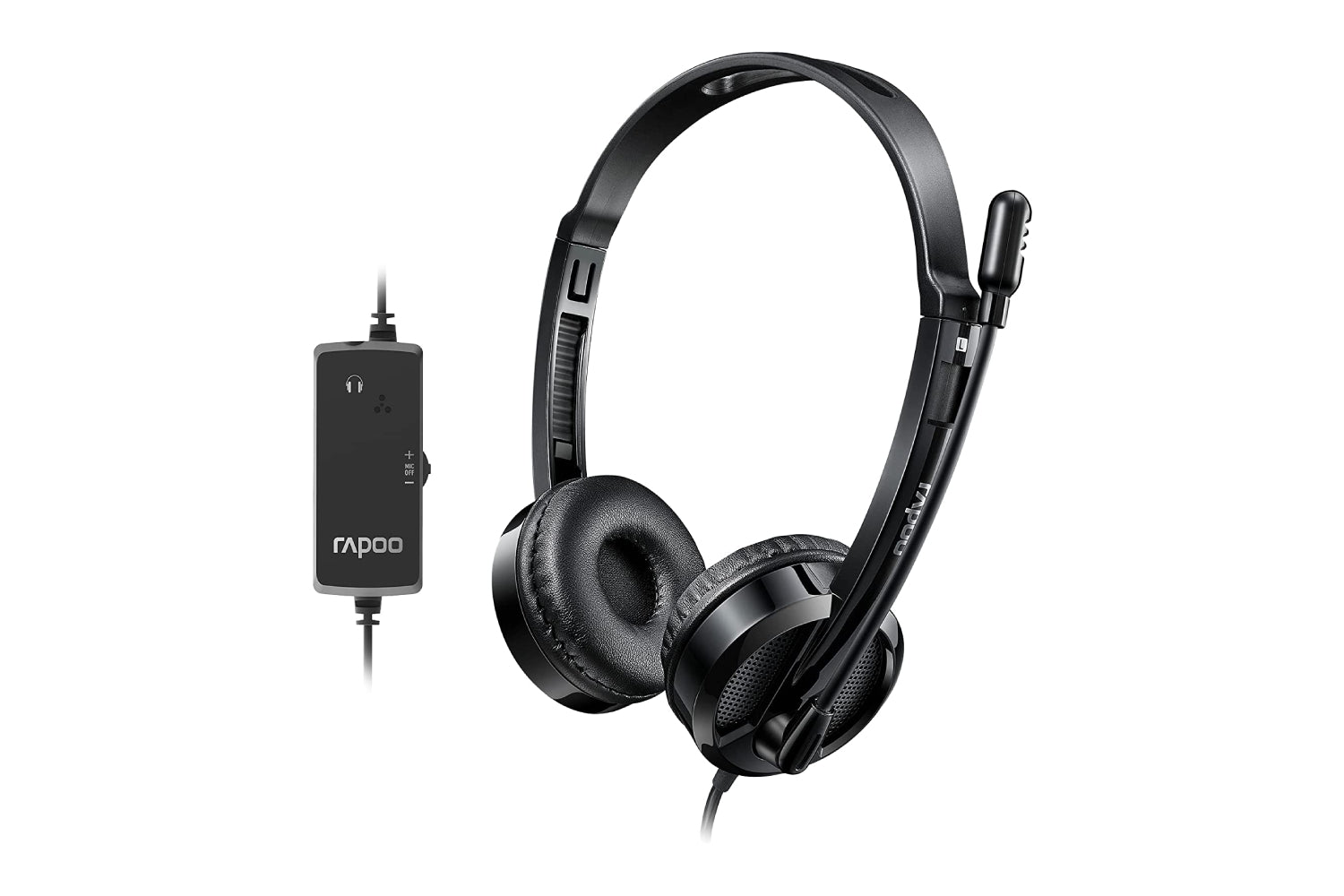 RAPOO H120 USB Wired Stereo Headset-Headsets-RAPOO-computerspace