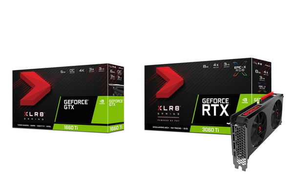 Pny Bundle of RTX 3060ti + GTX 1660ti Graphics Card