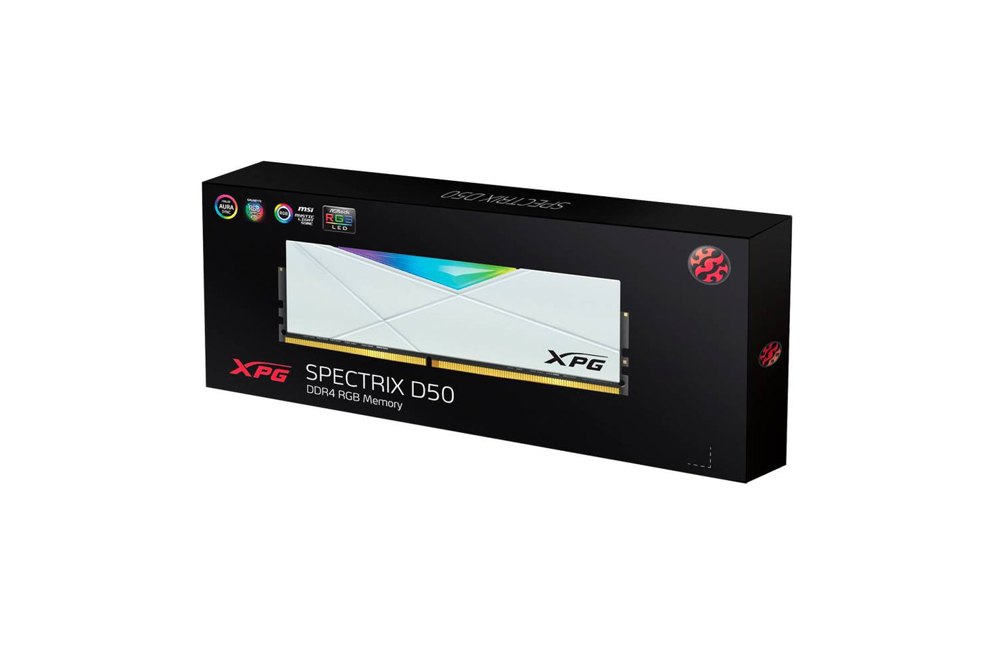 XPG SPECTRIX D50 DDR4 16GB (2X8 ) RGB 3000Mhz Memory Module RAM - White