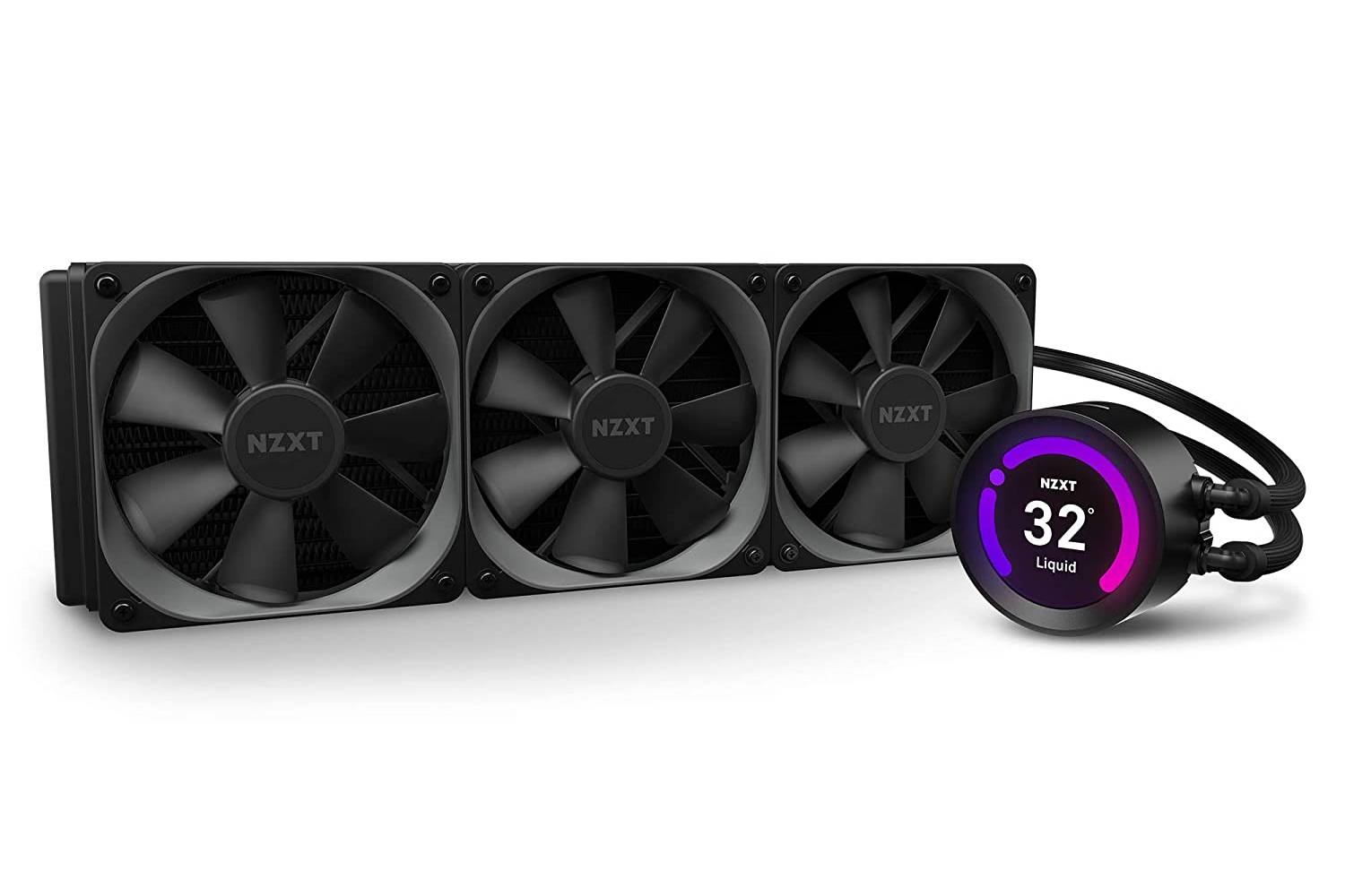 NZXT Kraken Z73 360mm AIO Liquid Cooler with LCD Display-AIO Liquid Coolers-NZXT-computerspace