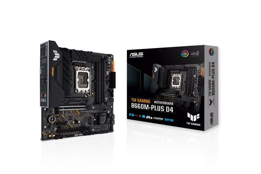 Asus TUF GAMING B660M-PLUS D4 Motherboard LGA 1700-Motherboards-ASUS-computerspace