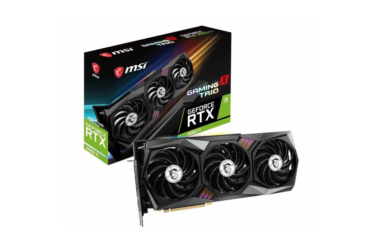 MSI GeForce RTX 3060 Ti Gaming X Trio LHR Graphics Card