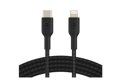 Belkin BOOST CHARGE Braided USB-C to Lightning Cable-Cables-computerspace