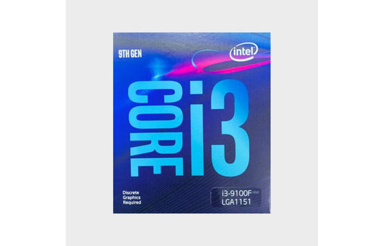 Intel Core i3 9100F 9th Generation Desktop Processor
